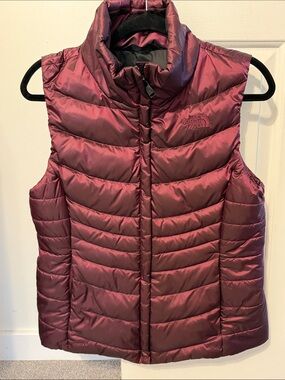 The North Face Women's Maroon Quilted Down Vest